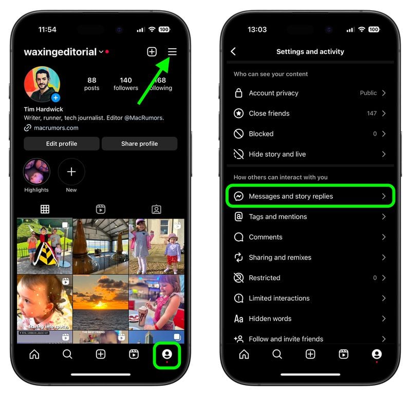 How to Hide Your Instagram Online Status - MacRumors