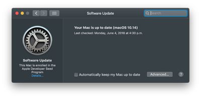 macos mojave system updates 0