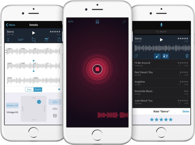 Apple Launches Music Memos App Releases Major Garageband For