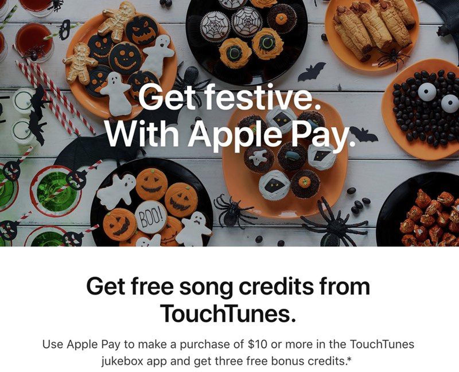 Apple Pay Promotion Offers Free Bonus Credits With 10 TouchTunes