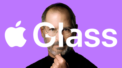 Apple Glass Steve Jobs