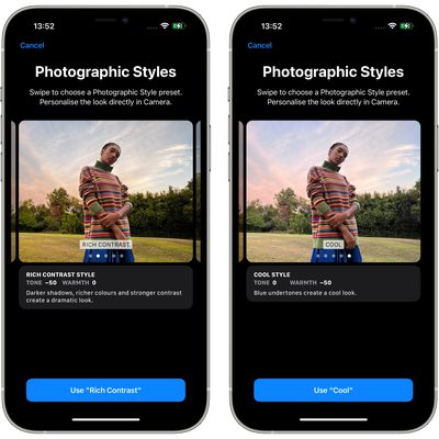 photography styles iphone 13