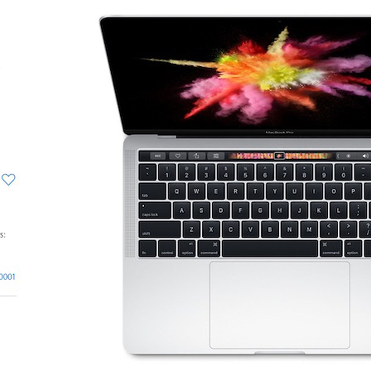 在庫処分・数量限定 MacBook Pro (13-inch, 2017) Touch Bar搭載