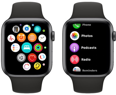 How to View Apps on Apple Watch as a List - MacRumors
