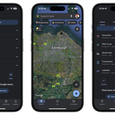 google maps ui change