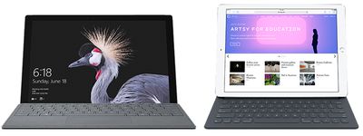 surface pro vs ipad pro