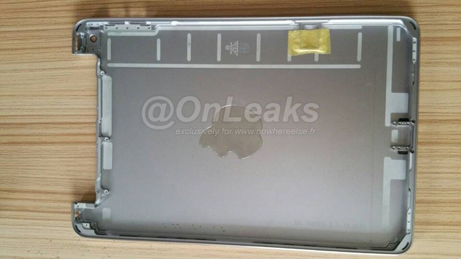 Rumored iPad Mini 4 Rear Shell With iPad Air 2 Design Elements Shown ...