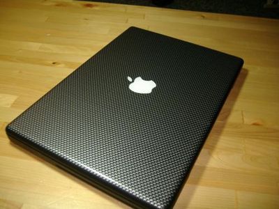 carbon fiber macbook pro decal