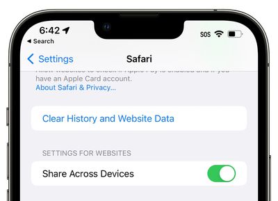 safari share across devices ios 16