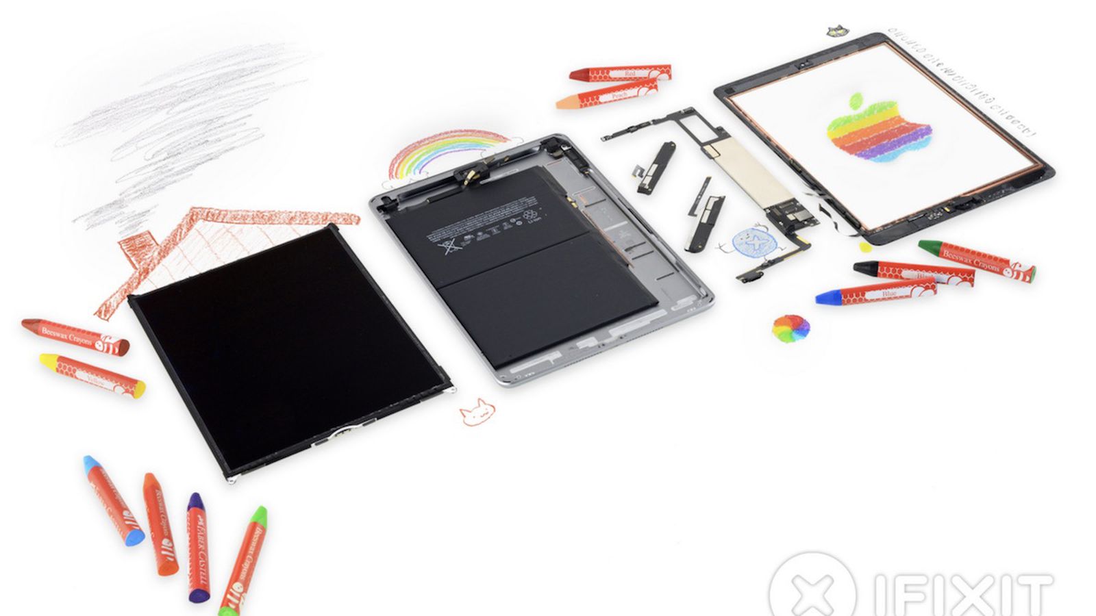 Sixth Generation Ipad Teardown Details Repair Nightmare For Education Focused Tablet Macrumors