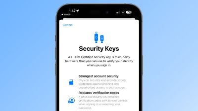 iOS 16.3 and macOS Ventura 13.2 Betas Add Support for Physical Apple ID Security Keys