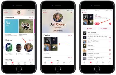 how to apple music friends 3