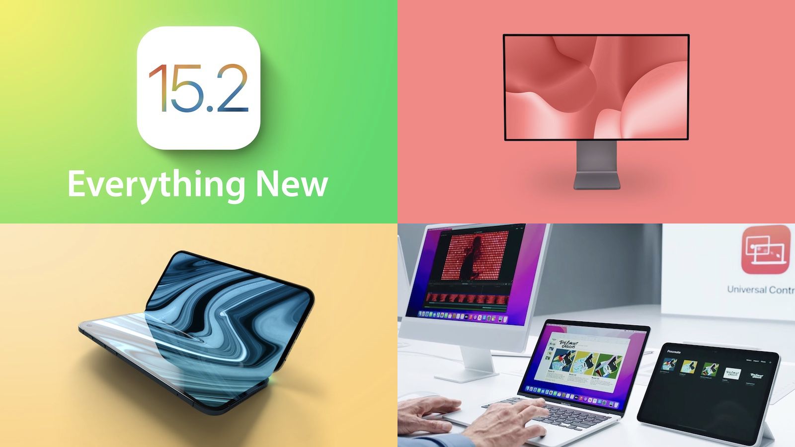 Top Stories: What's New in iOS 15.2, Universal Control Delayed, and More