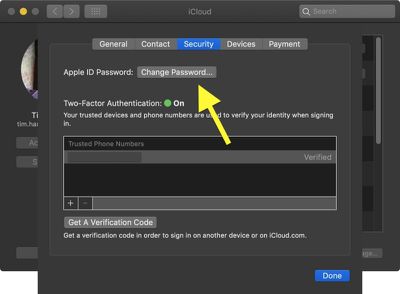 how to change apple id password on mac 3