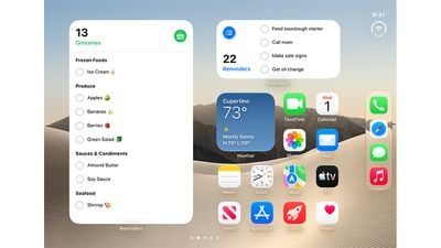 reminders home screen