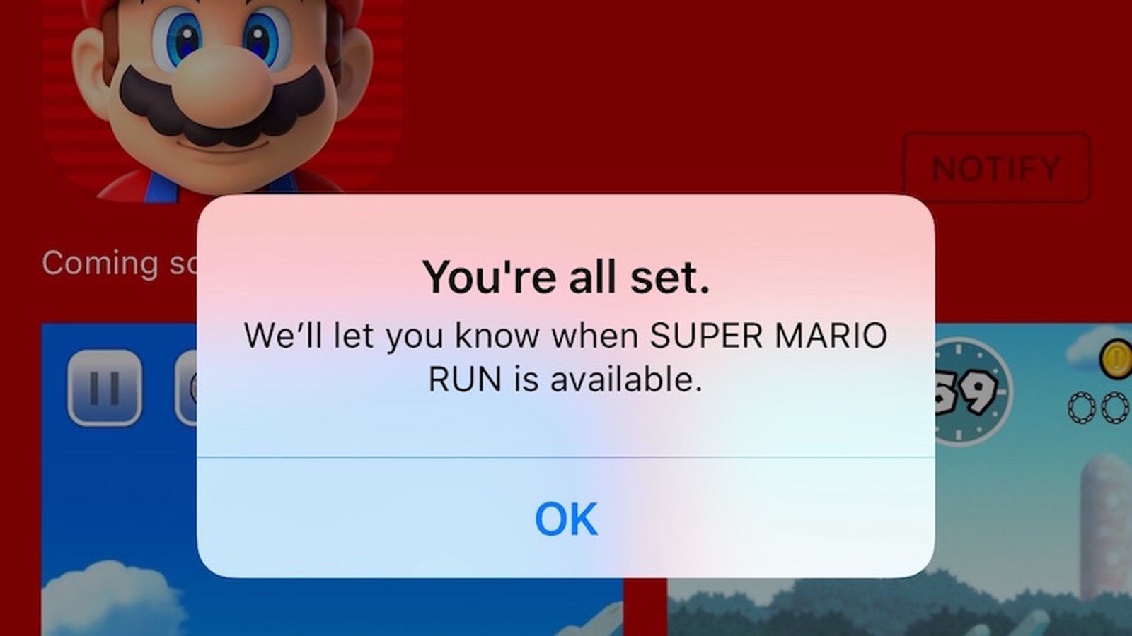 Super Mario Run na App Store