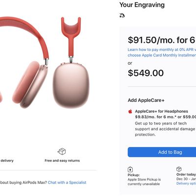 airpods max with engraving