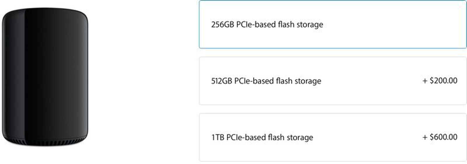 Apple Drops Prices on 512GB and 1TB SSD Upgrades for Older Mac
