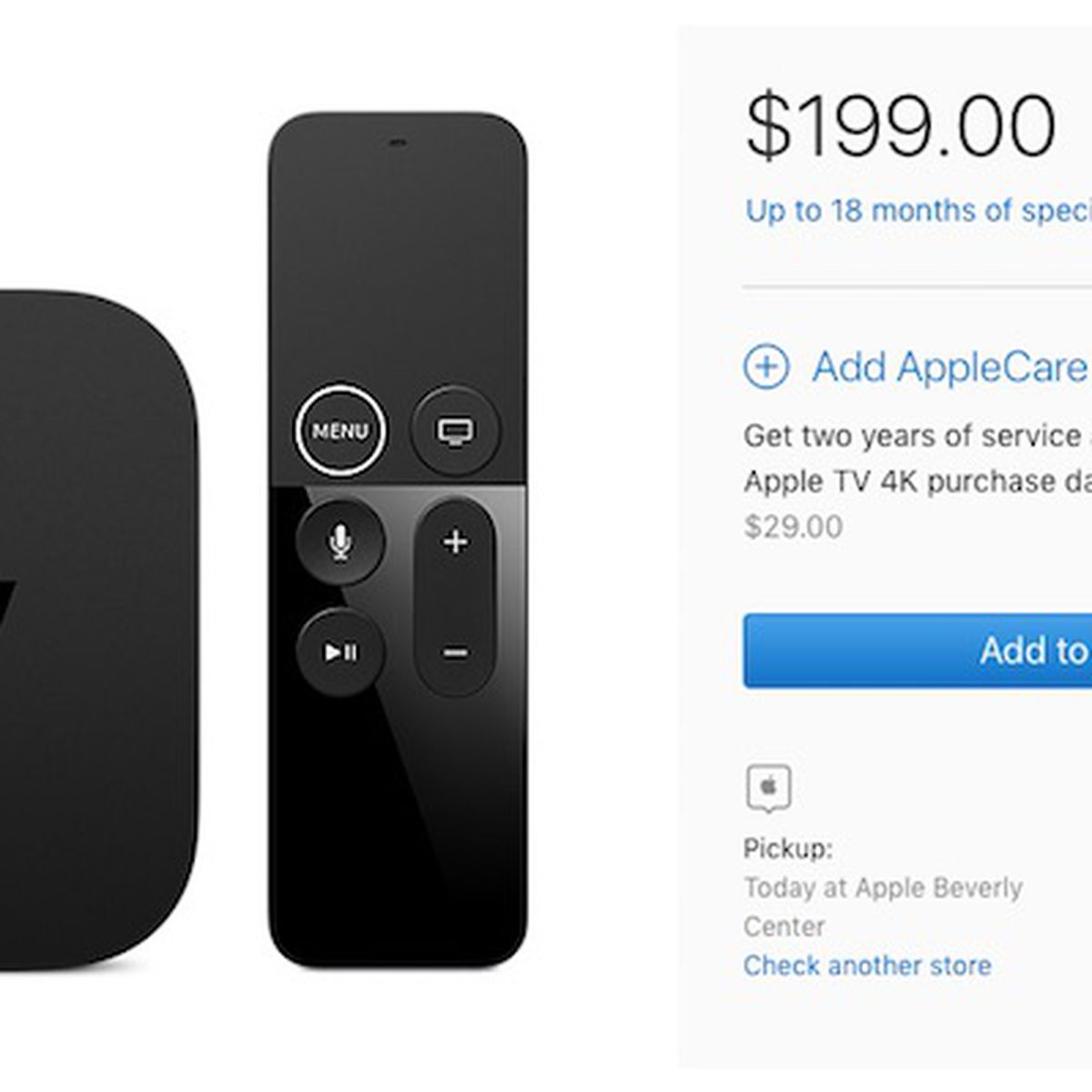 Apple TV 4K With 64GB is Back in Stock After Extended Shipping