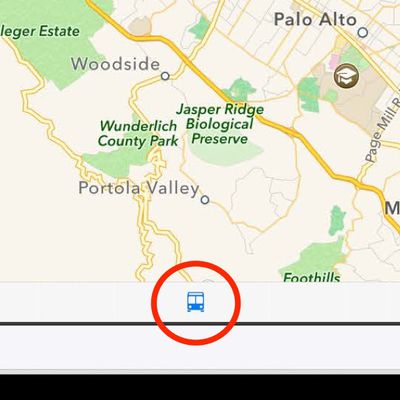 ios 8 maps transit icon