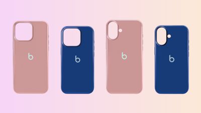 Beats iPhone 16 protective case pink blue