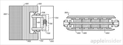 band actuator Apple Watch patent