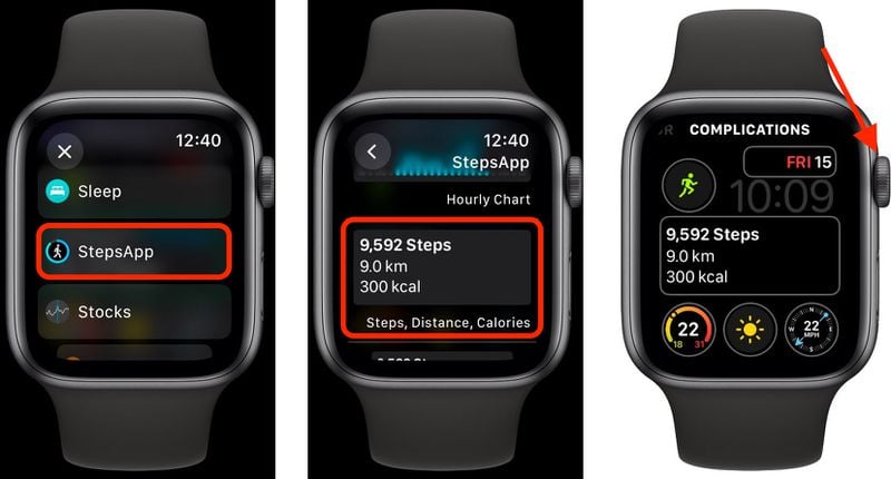 Watch Count Track Steps Count on Your Apple Watch Face - MacRumors