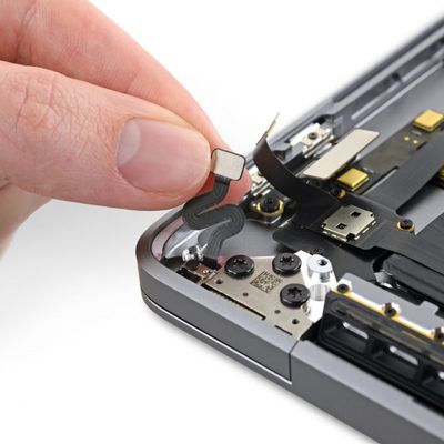 ifixit 16 inch macbook pro lid angle sensor