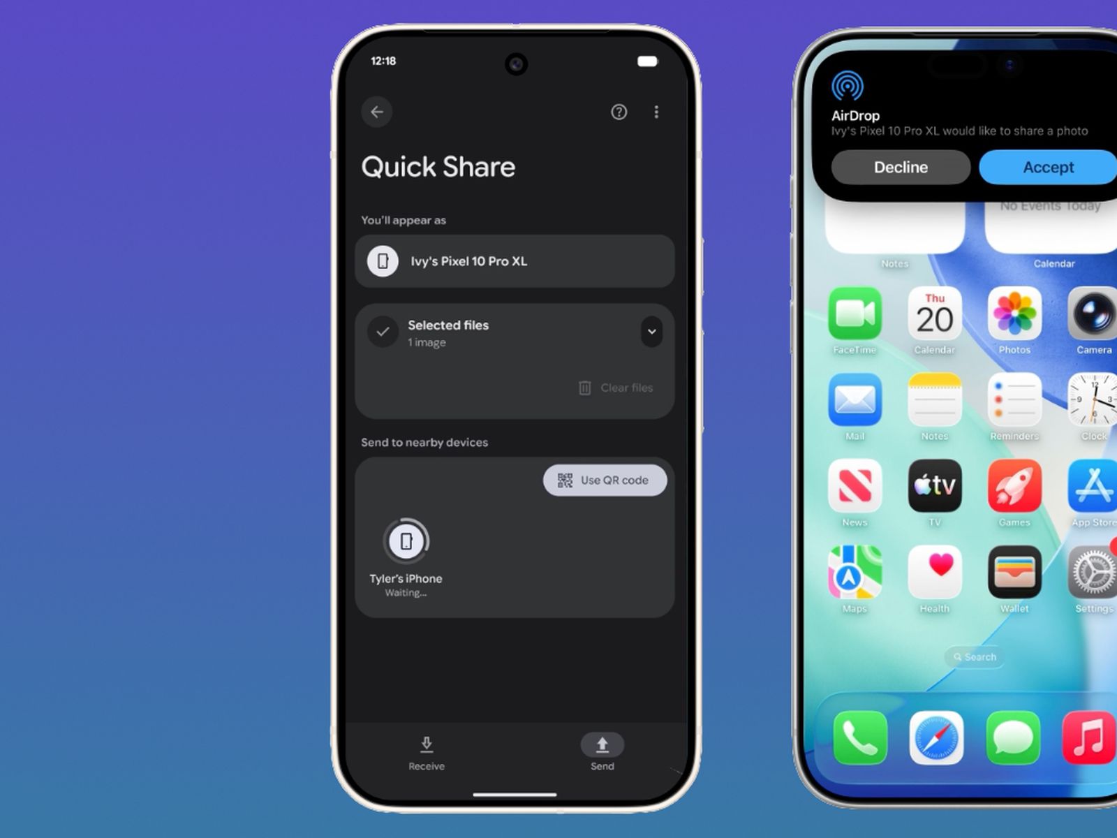 Android-to-iPhone AirDrop Transfers Now Supported on Pixel 9
