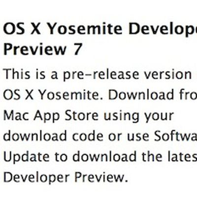 yosemite dp 7 dev
