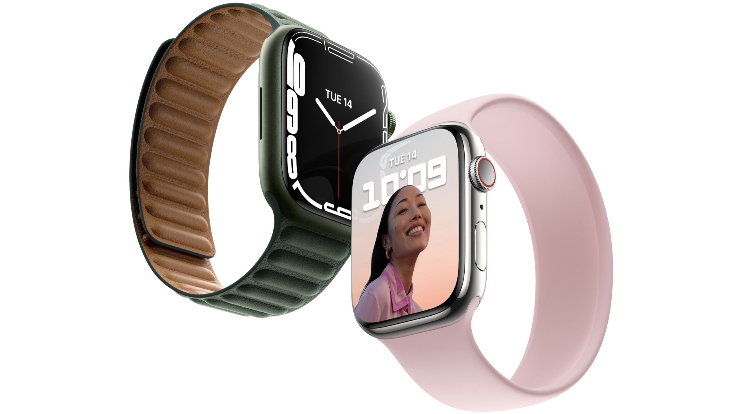 Hodinky Apple Watch Series 7 sa dodávajú vo veľkostiach 41 mm a 45 mm a budú kompatibilné so staršími remienkami