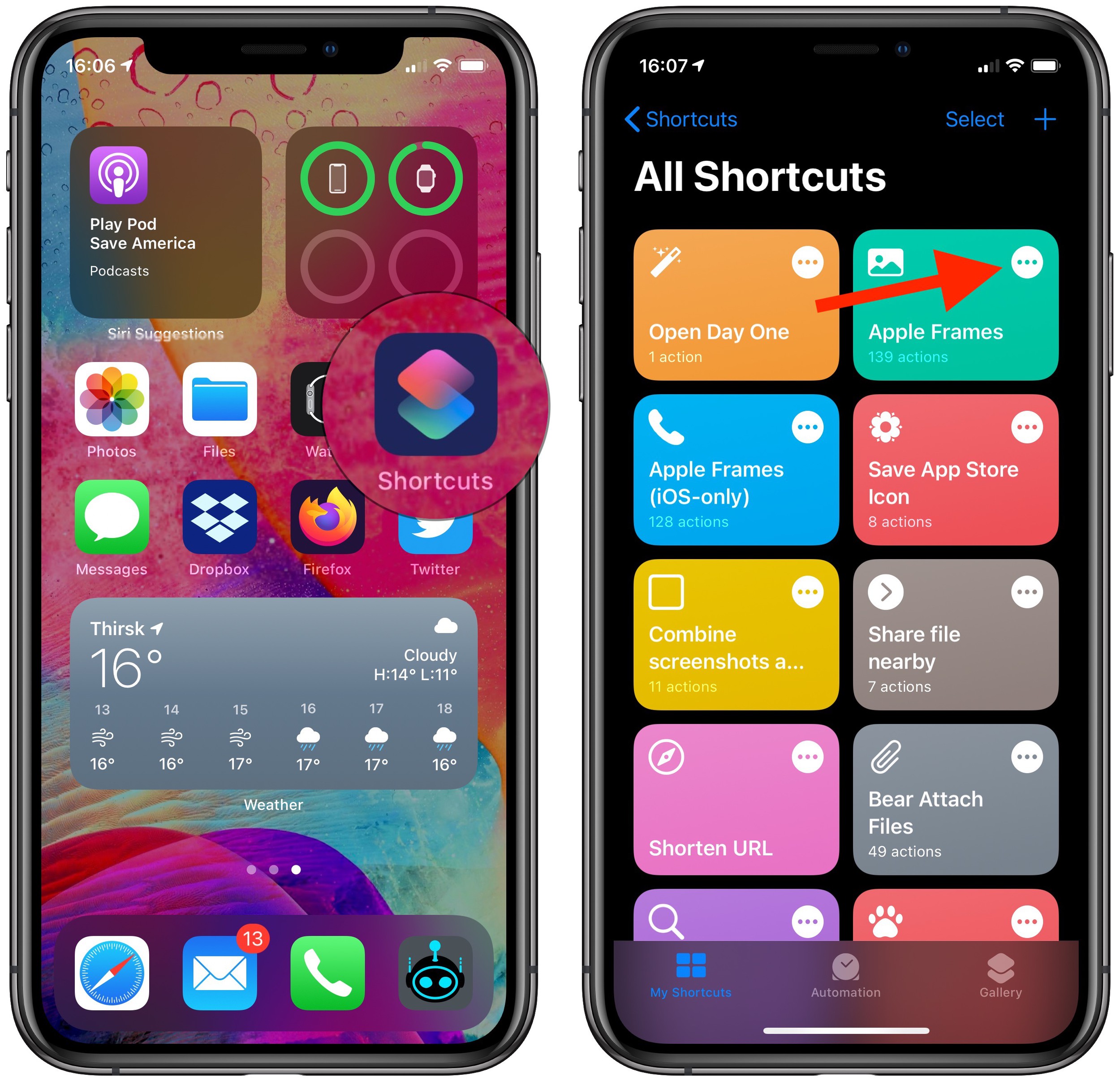 How To Add A Shortcut From The IOS Shortcuts App To Your Home Screen