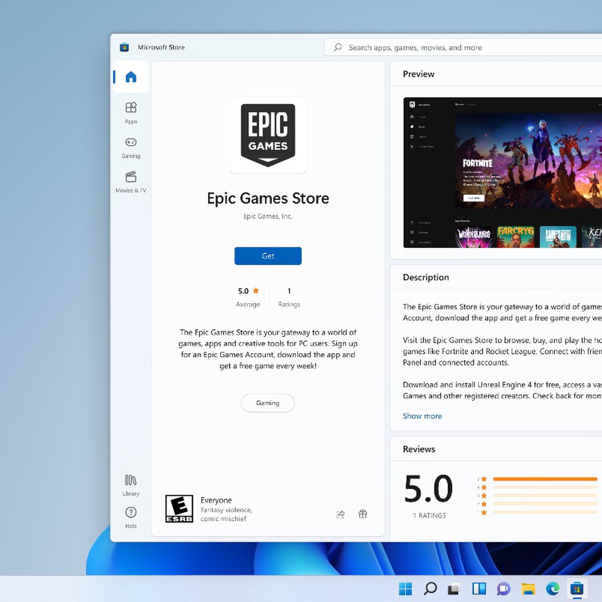 Epic Games Store - Microsoft Apps