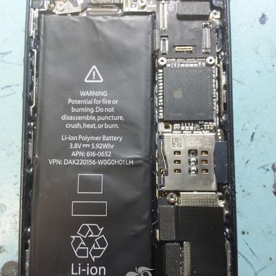 iphone 5s interior