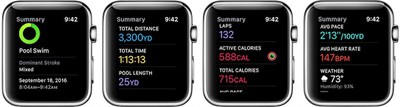 apple watch series 3 swim tracking