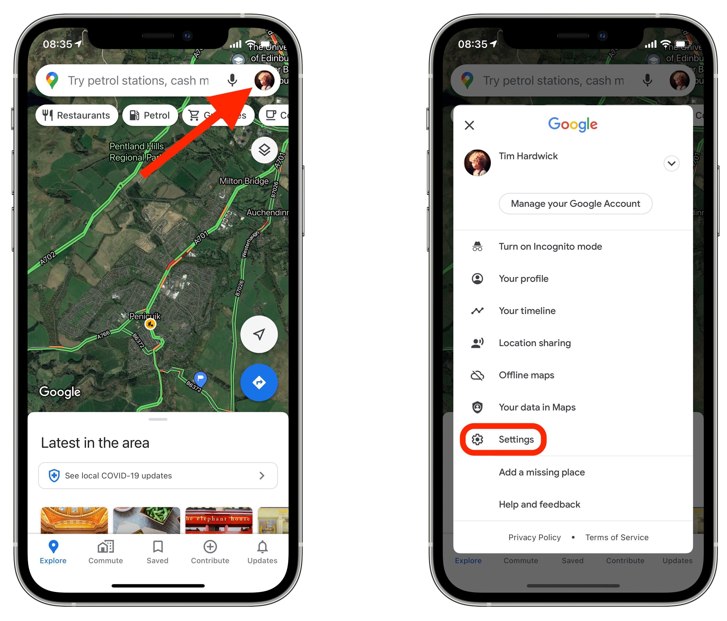 How to Clear Google Maps Search History on iPhone and iPad - MacRumors