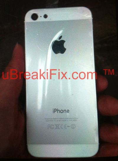 iphone 5 rear shell white 1