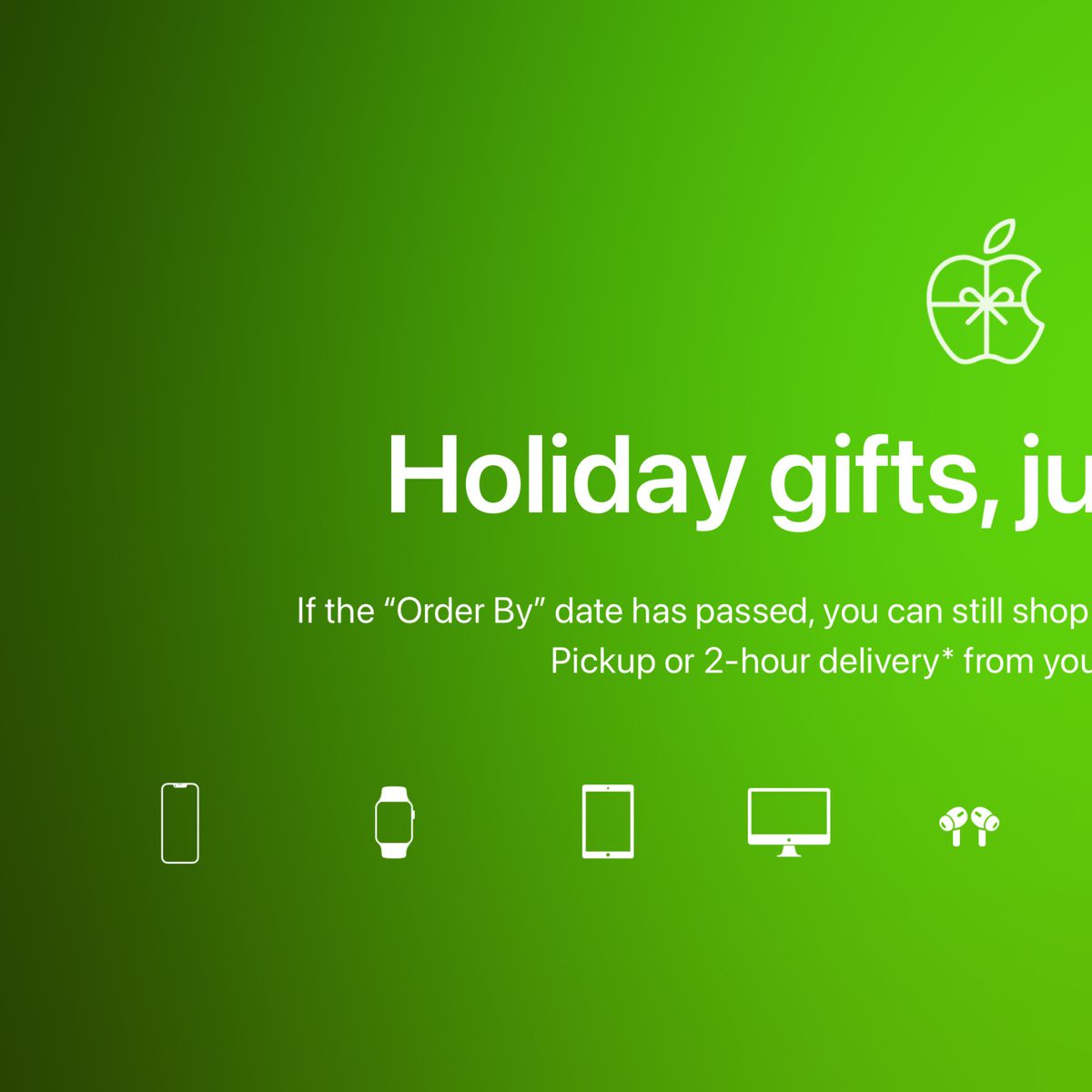 Apple Offering Free Next Day Delivery On December 23 - MacRumors