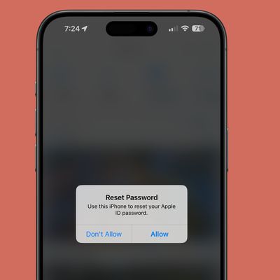 reset password request iphone