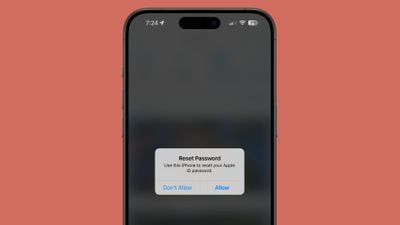 reset password request iphone