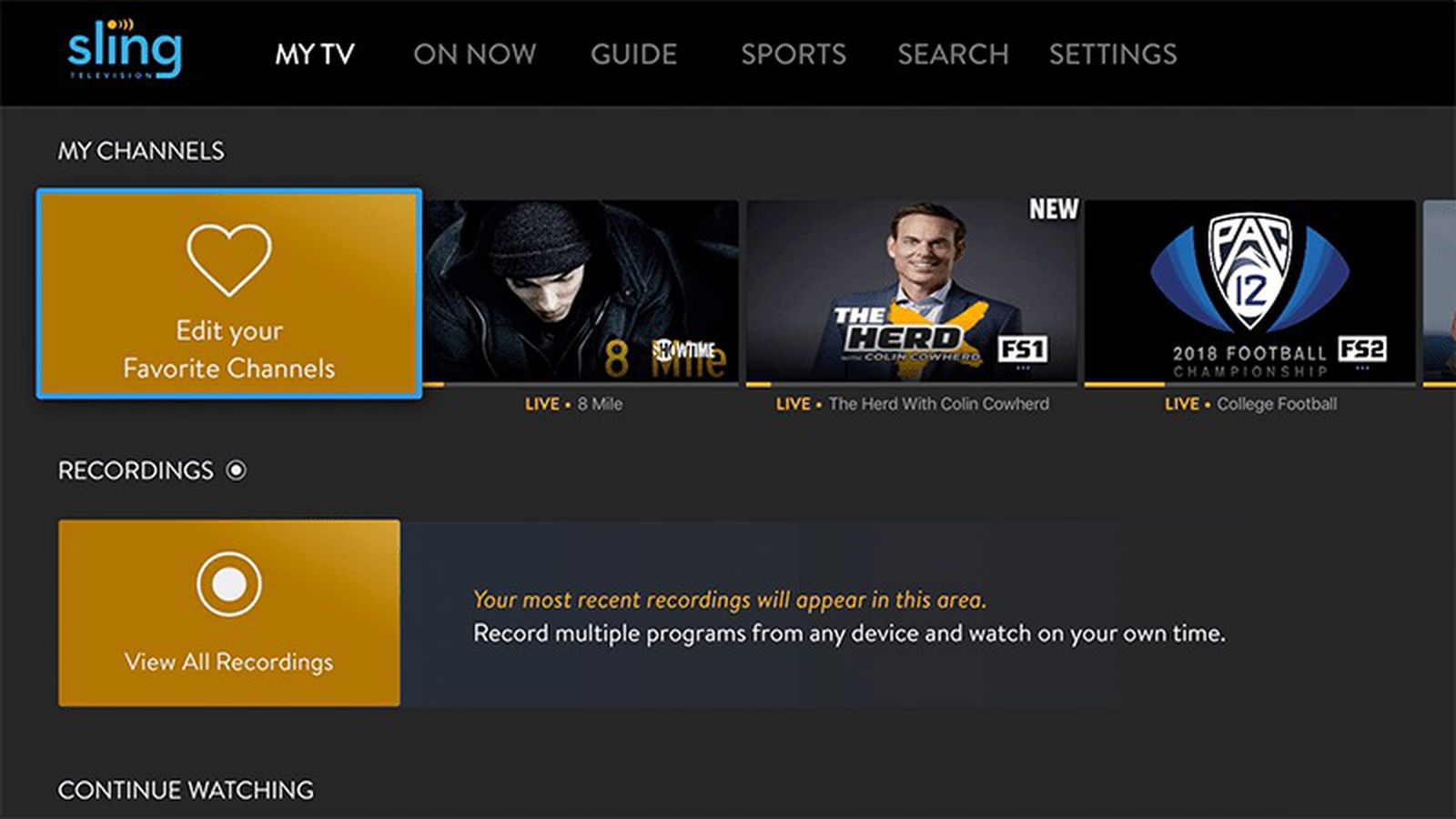 Sling TV Update Brings Interface Improvements for Apple TV Users