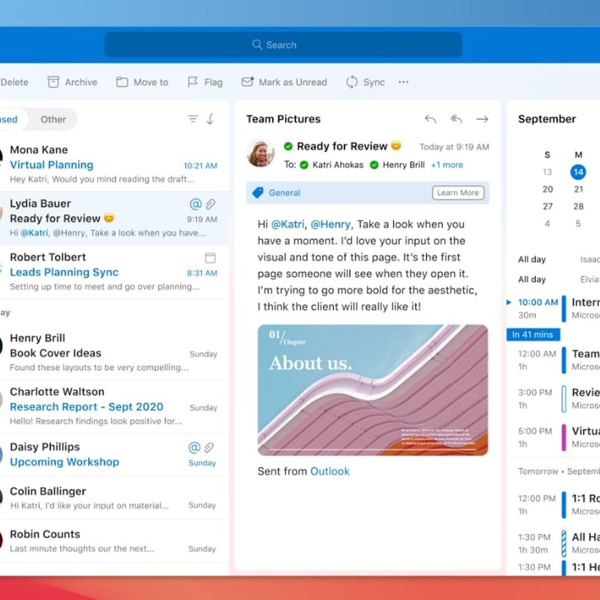 microsoft outlook for mac simple view