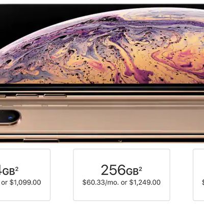 iphone xs storage tiers