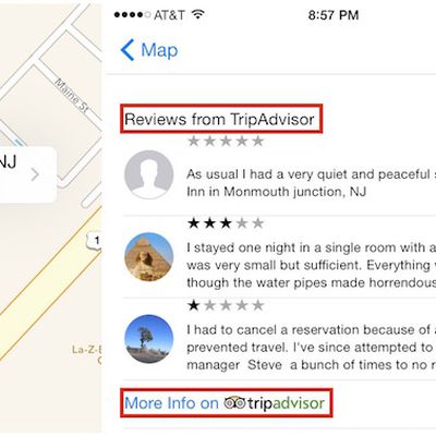 apple maps tripadvisor