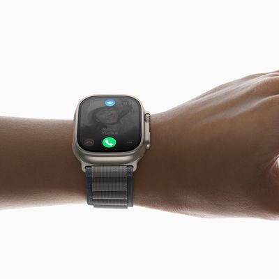 Apple Watch Ultra 2 double tap gesture 230912