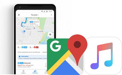 google maps commute