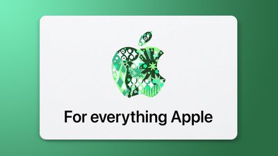 apple product white green gift card feature