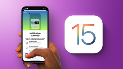 General iOS 15 notification functionality