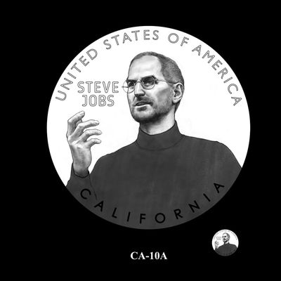 california steve jobs coin