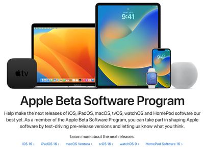 apple beta software ios 16